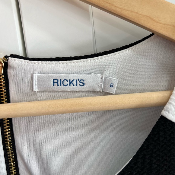 Ricki’s Sleeveless High Neck Fit & Flare Dress - Picture 3 of 3